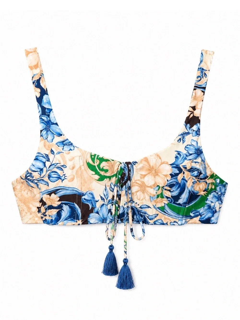 Agua Bendita Bikini Set | Top (L) + Bottom (M) | Tropical Luxury Swimwear